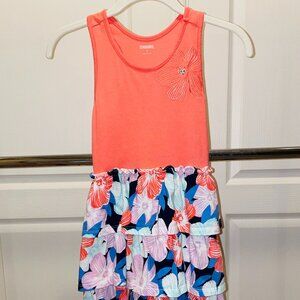 Gymboree girls dress size 7  spring summer sleeveless Hawaiian cute!